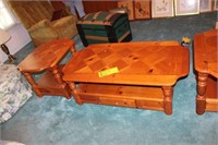 two end table and coffee table