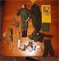 vintage 1960's G. I. Joe with accessories