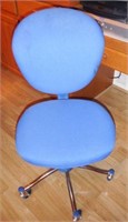 Lot #144 Contemporary blue office chair