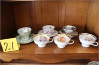 collectible cups and saucers