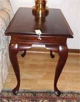 Lot #26 Solid Cherry 3pc living room table set