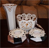 Lot #28 Four pieces of Lenox china to include: