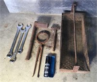 Lot of Misc Wrenches, Hammer, Impact Driver