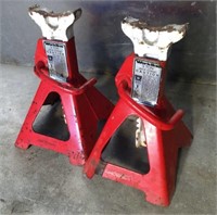 Two Workline 3 Ton Jack Stands