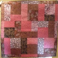 Queen Anne in Pink ~ Throw ~ 54" x 54"