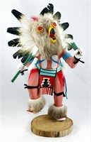 Signed Owl Dancing Navajo Kachina Doll