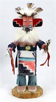 Kachina Doll Hand Made Painted Signed Big Ears