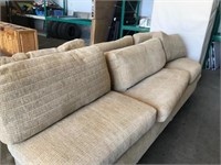 Custom Double Sided Couch W/ Down Cushions