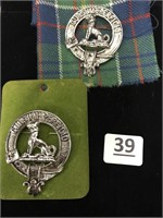 Scottish Clan Crest Badge Pendant/Pins