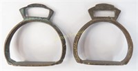 A PAIR OF INDIAN STIRRUPS