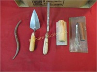 Cement Trowels & Brushes Various Sizes & Styles