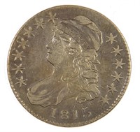 Rare 1815 Bust Half Dollar.