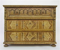 Antique Swiss Chest of Drawers, ca early 19th Cent