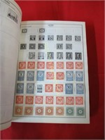 Harris World Stamp Collector Binder w/ Contents