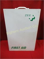 Metal First Aid Storage Box (No Contents)