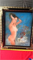 Original oil on canvas of naked women