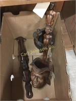 LOT OF 2 CARVINGS