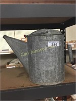 GALVANIZED WATERING CAN