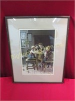 Vintage Framed Print "The Pet Canary"