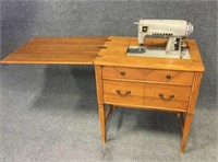 Mid Century Kenmore Sewing Machine Table
