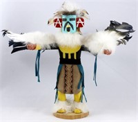 Navajo Kachina Doll Eagle Dancer Signed ECB