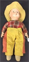 Vintage "Whistling Jim" Doll