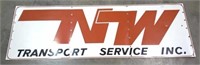 Large Metal NW Transfer Sign