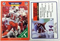 89' Barry Sanders & 82' Chicago Bears Card