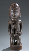 Kongo style female maternity figure. c.20th cen