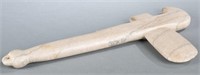 Monolithic marble axe, Floyd Co. Georgia.