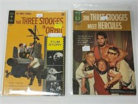 2 The Three Stooges comics - in Orbit and Meet