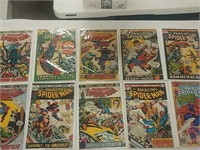 The Amazing Spider-Man issues 105, 107, 109, 111,