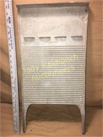 Vintage cast aluminum wash board