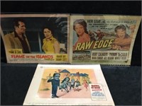 3 National Screen Services Theatre Lobby Cards