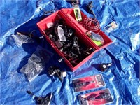 Red Tool Box Full of Electrical Components