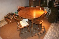 Round Kitchen Table and 4 chairs