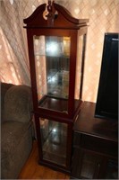 2 Pc lighted Curio Cabinet