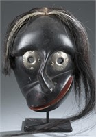 Iroquois false face mask. c.20th cen.