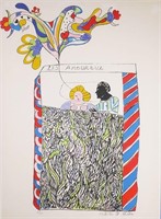Niki de Saint Phalle Lithograph "Les Amoureaux" #