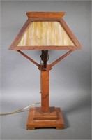 Mission Prairie School Arts and Crafts Table Lamp