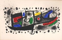 Joan Miro Lithograph "Joan Miro und Katalonien"