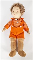 English Vintage Norah Wellings Felt Cloth Doll