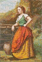 Vincenzo Renzi Micromosaic of Woman at the Well