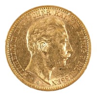 1898 German 20 Marks Gold Coin