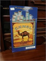Metal vintage camel sign