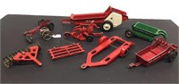 (8) Collectible Toy Miniatures:  Farm Equipment