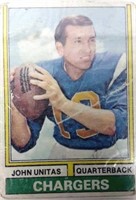 1973 John Unitas 150 QB Football Card