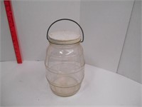 Dunaglas jar with lid and Handle