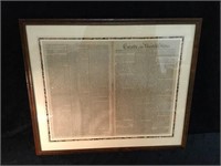 Gazette of the United States 1739 Framed