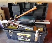 Lot #184 Stanley tool box and contents to